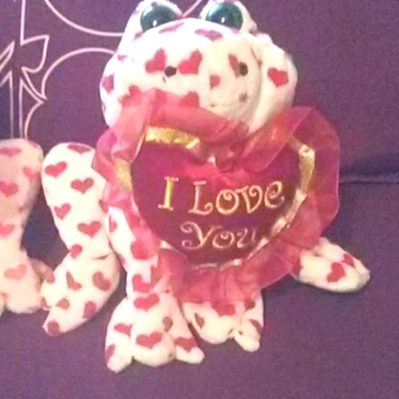 Vintage 2 9" Plush Frogs - Picture 3 of 3